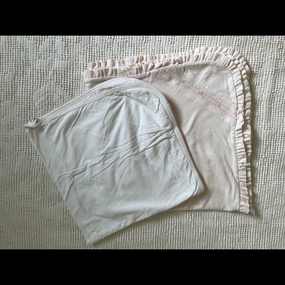 Two Kissy Kissy Receiving Blankets